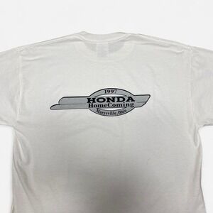 1997 Honda marysville , Ohio graphic white Tshirt